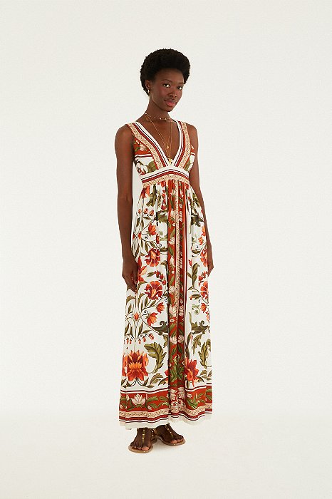 Vestido Cropped Estampado Natalia