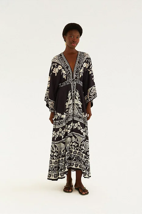 Vestido Midi Estampado Sintra