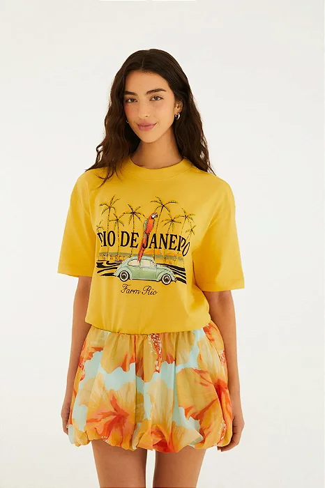 T-Shirt Media Brasileirinho Rio Amarelo