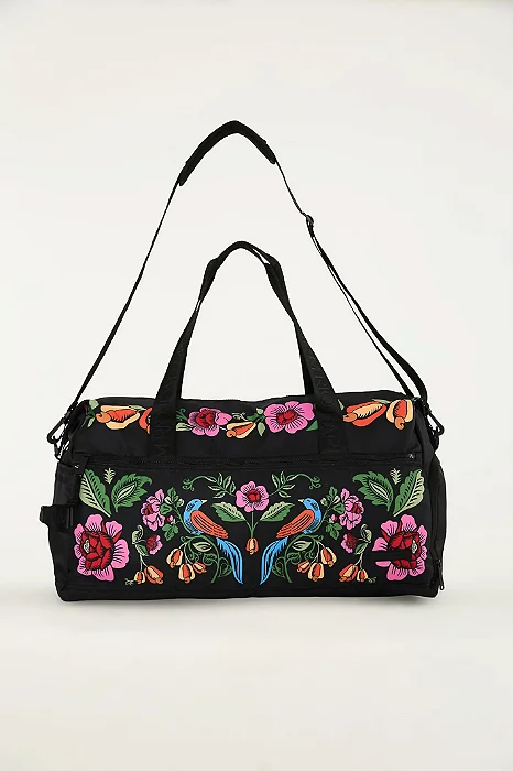 Bolsa Findi Cashews And Birds Preta