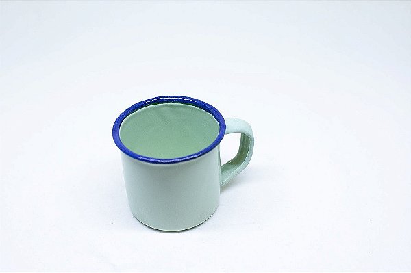 Caneca esmaltada verde - 240ml