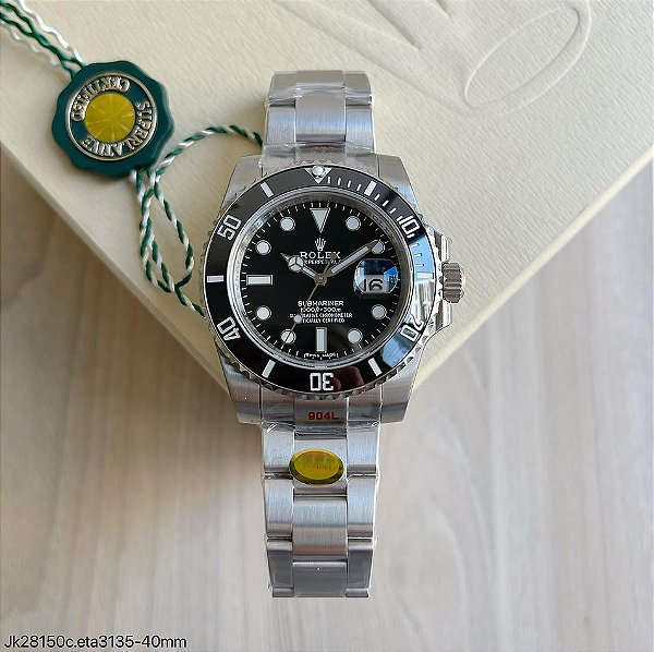 SUPER CLONE MÁQUINA ETA  ROLEX SUBMARINER DATE 40MM
