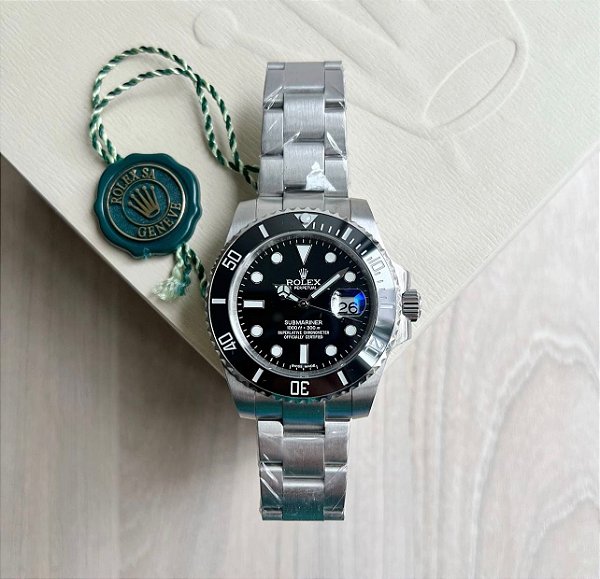 BASE ETA CLONE – ROLEX SUBMARINER PRETO 41MM