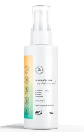 Sérum Aloe Vera Multifuncional com Ácido Lático - Rosto e Cabelo - Lançamento