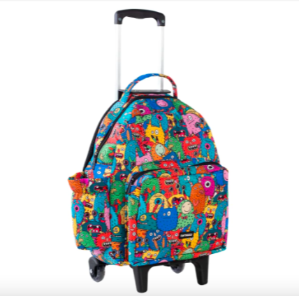 Fantagussi Mochila com Rodinhas - estampas variadas 2