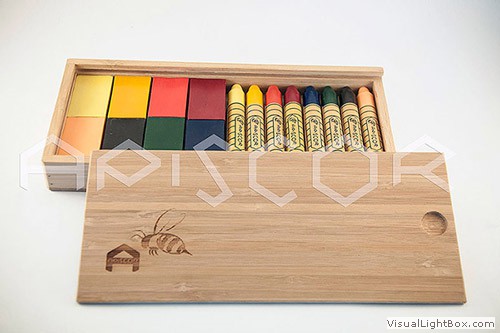 CAIXA DE BAMBU com 8 Blocos e 8 Bastões