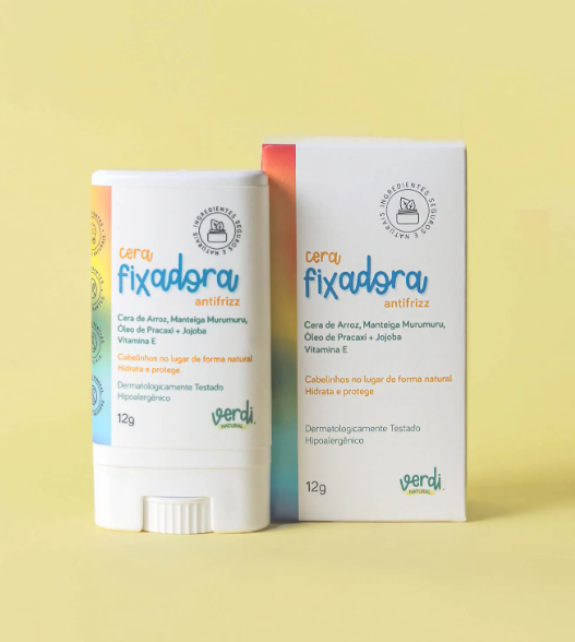 Cera Fixadora Antifrizz Infantil Natural
