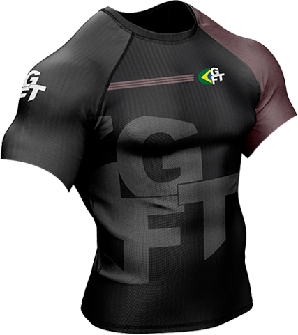 RashGuard Marrom Manga Curta GFTEAM