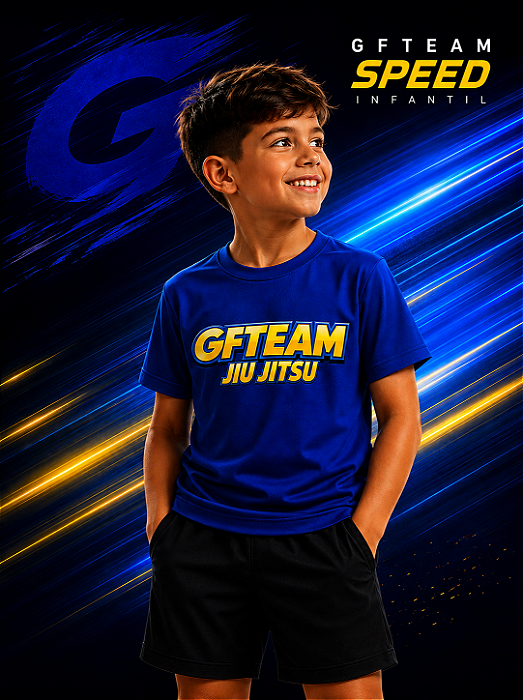 Camisa Infantil GFTEAM Speed – Azul