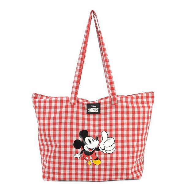 Bolsa Feminina Mickey OMBRO Vermelha - 40X13X27 CM