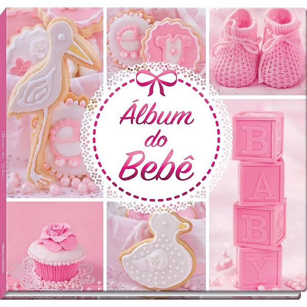 álbum do Bebê Rosa 48 Páginas