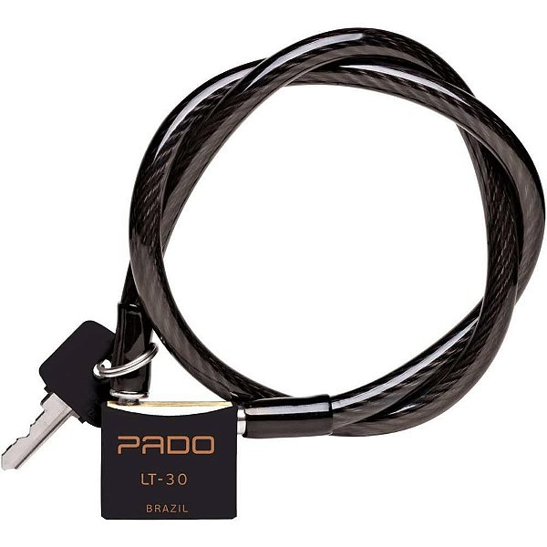 Acessório para Bicicleta Cadeado Preto SM LT-30MM com 01