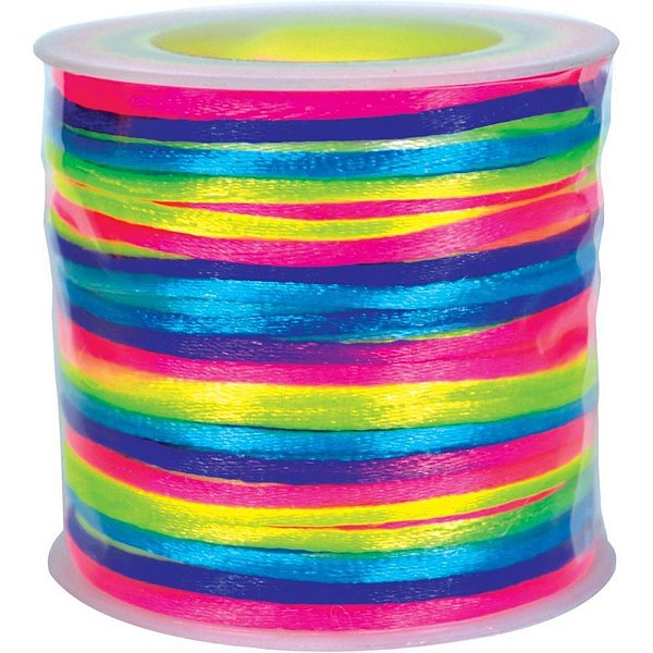 Cordão Cetim 25MM Multicolor 1 com 20M