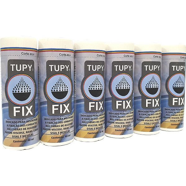 Corante em PÓ TUPY Fixador - Pacote com 6