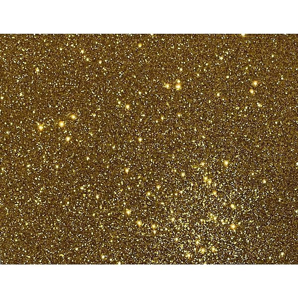 Placa em EVA com Glíter 48X40CM Dourado 1,8MM - Pacote com 10 Unidades