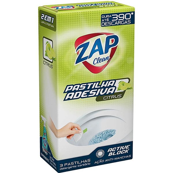Absorvedor de Odores ZAP Pastsanitadescitrus 10G CX com 03