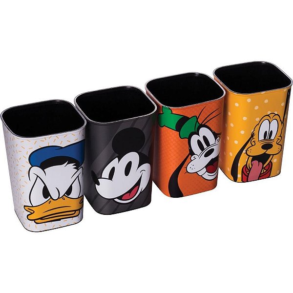 Acessório para Mesa Mickey e Amigos Porta Lápis 4P