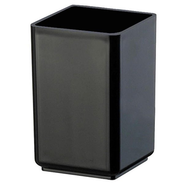Acessório para Mesa Porta Lápis Acrílico Preto
