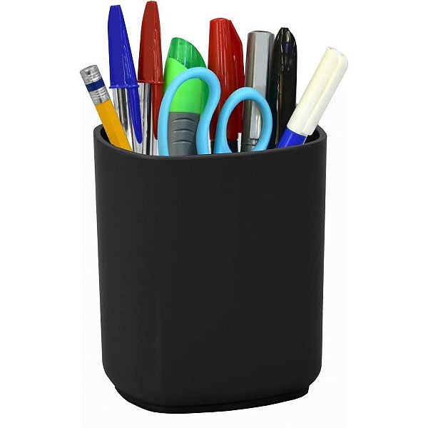 Acessório para Mesa Porta Lápis Jumbo Preto