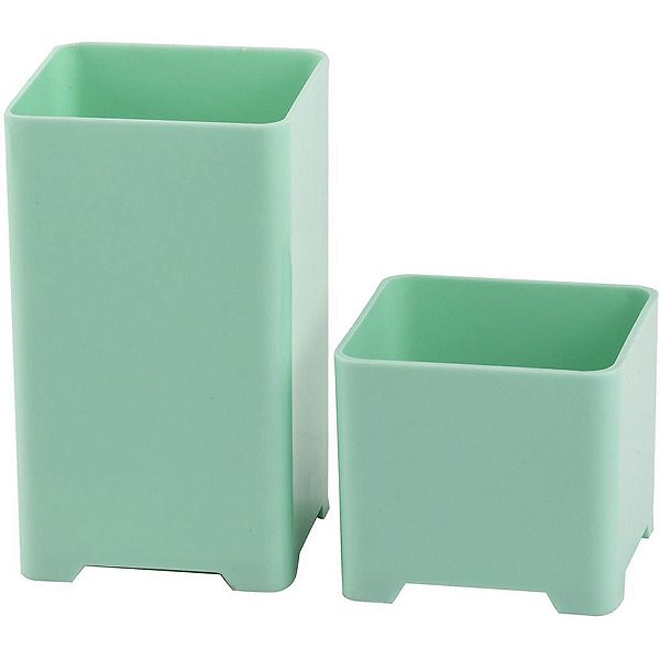 Acessório para Mesa Porta Objeto Verde Pastel 2PÇS