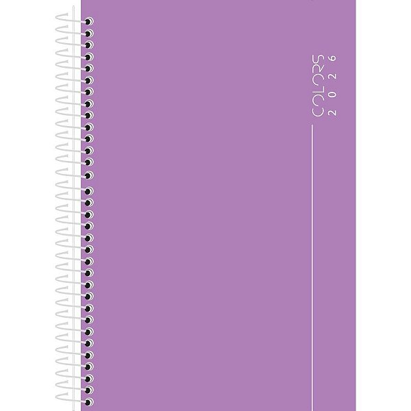 Agenda 2024 Colors 192 Folhas 138X206MM - Pacote com 04 Unidades