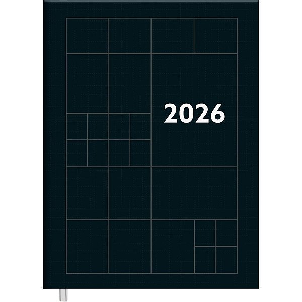Agenda 2024 Compacta Preta 145X205MM Pacote com 5