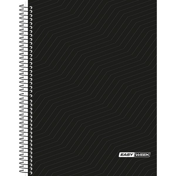 Agenda 2024 EASY Week 205X280MM com Espiral - Pacote com 2 Unidades