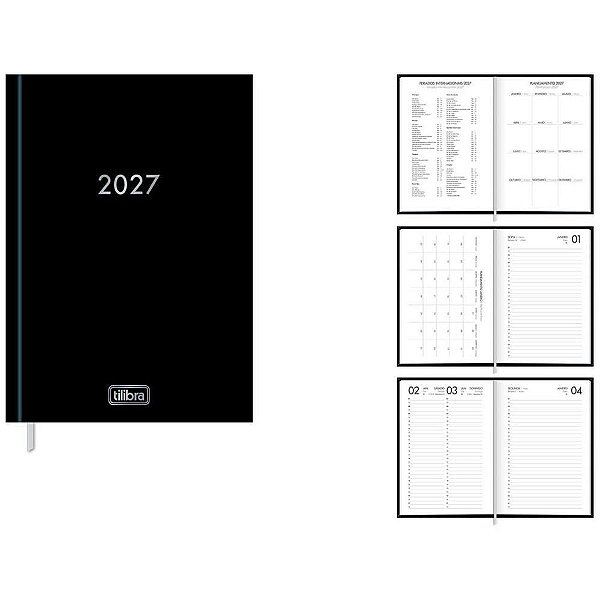 Agenda 2024 Napoli CD Costurada 176 Folhas - Pacote com 04