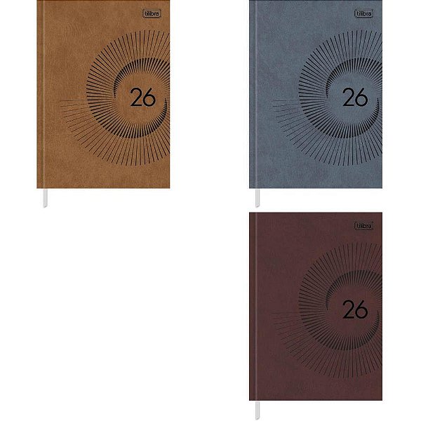 Agenda 2024 Pratika Cores Costurada 14,5X20,5CM - Pacote com 5 Unidades