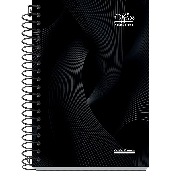 Agenda Permanente Espiral Capa Dura 165 Folhas - Pauta Branca, Pacote com 05 Unidades