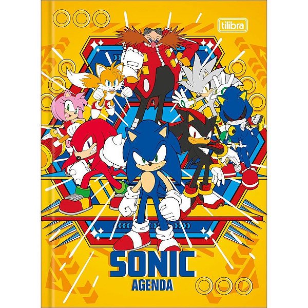Agenda Permanente Sonic CD Costurada 96FLS PCT com 05