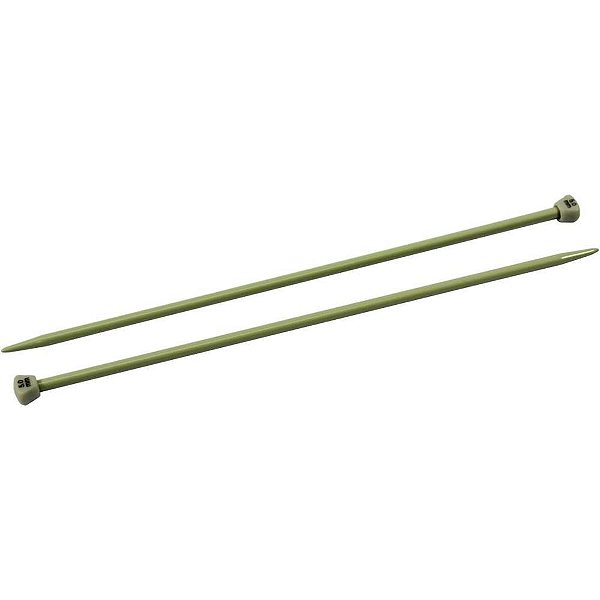 Agulha para Tricô Plástico 25CM 50MM PCT com 02
