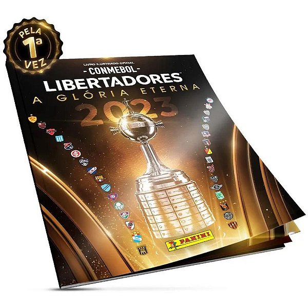 álbum de Figurinhas Libertadores 2023 Brochura PCT com 20