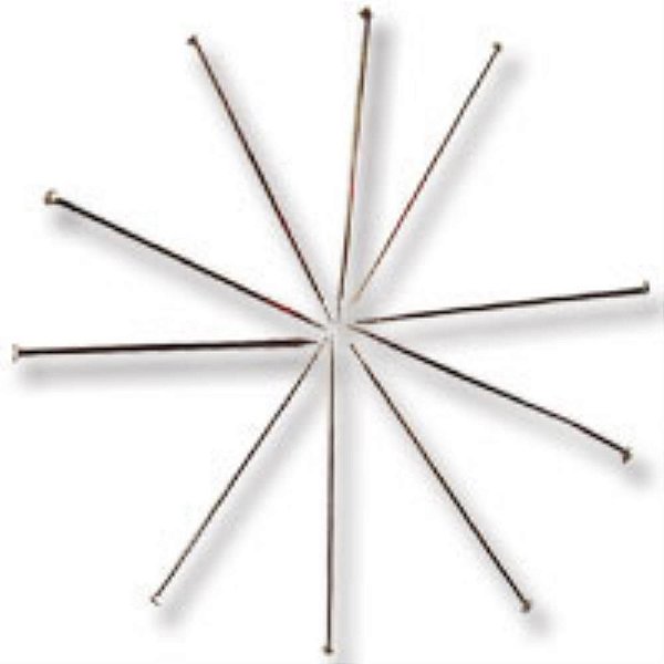 Alfinete de Costura Nº 29 AÇO Niquelado 50G - Pacote com 20 Blisters