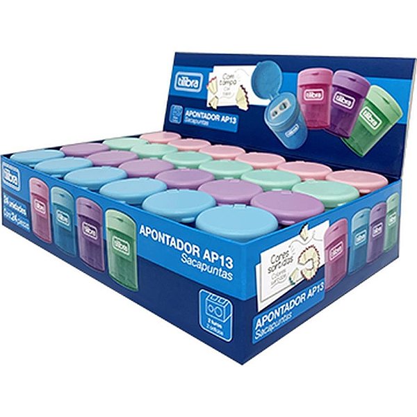 Apontador com Depósito 2 Furos AP13 (S) DPCOM 24