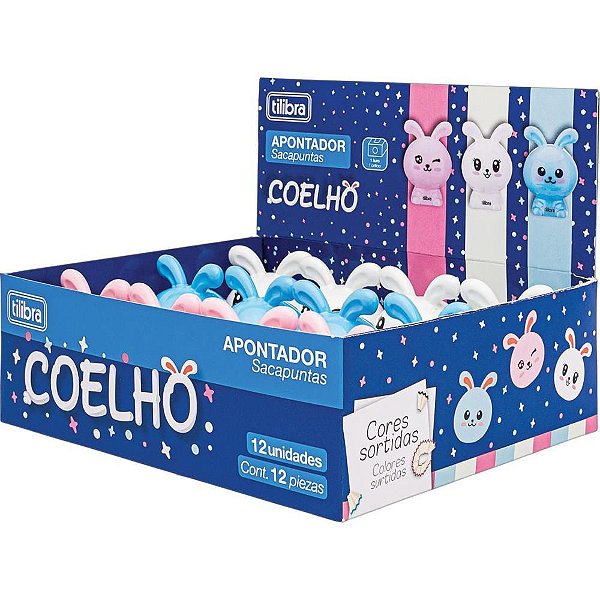 Apontador com Depósito Coelho (S) Display com 12