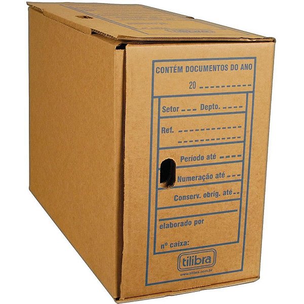 Arquivo Morto Papelão 40,5X18X29,2CM 428G Jumbo PCT com 25