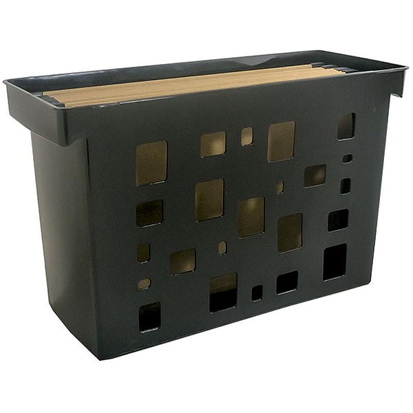 Arquivo Móvel Dellocolor com 6 Pastas Suspensas Preto
