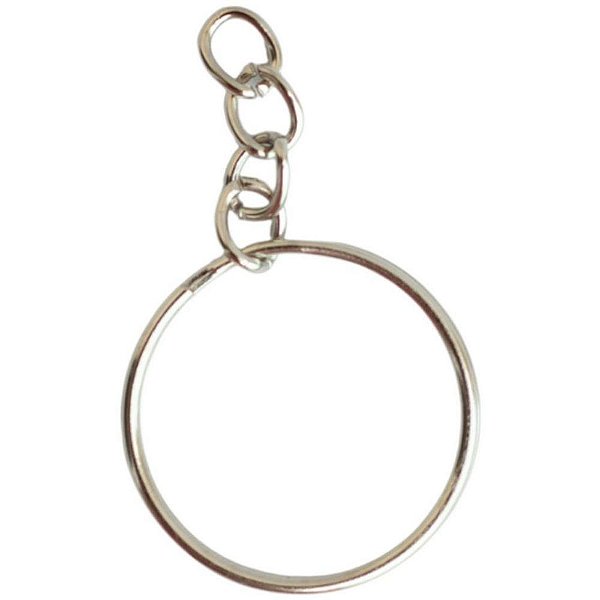 Argola para Chaveiro Corrente 25MM - Pacote com 100 Unidades