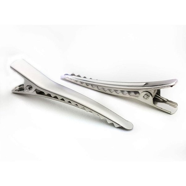 Artesanato Prendedor Jacare 4,5CM Niquela PCT com 10