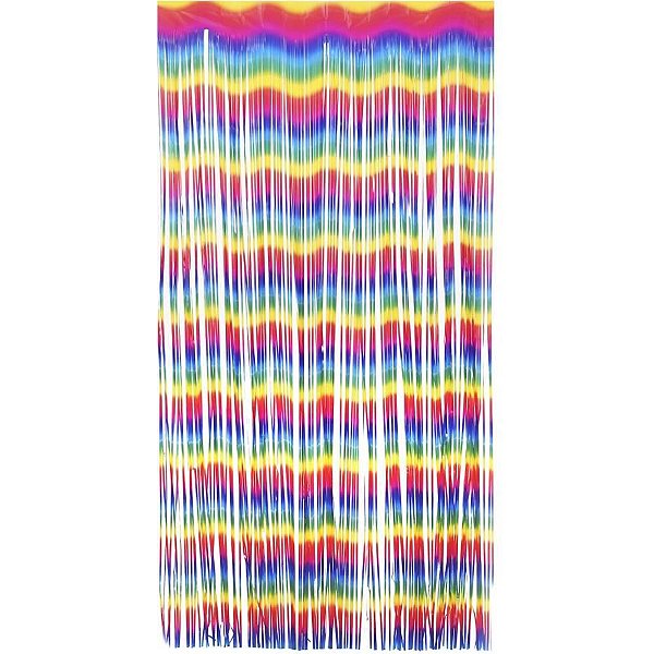 Artigo para Decoração Cortina Metalizada ARCO-ÍRIS 1X2M - Make+