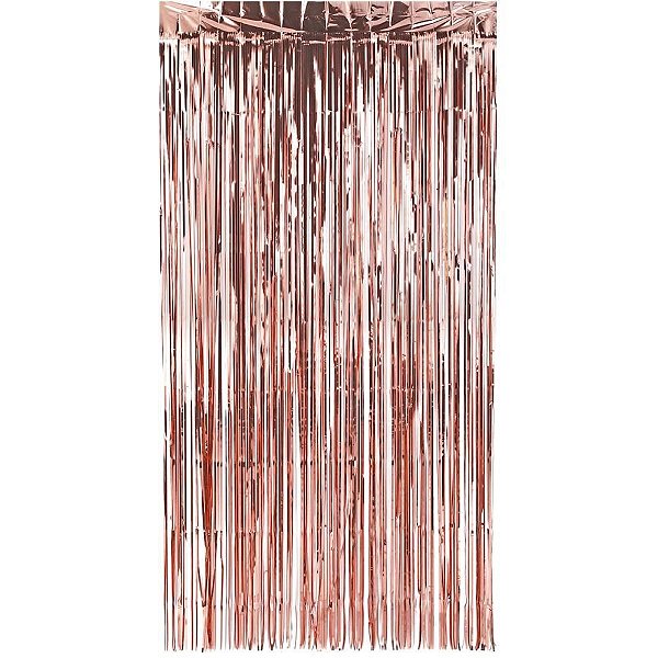 Cortina Metalizada Rose GOLD 1X2M
