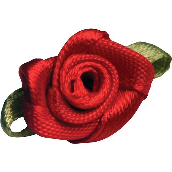 Aviamento FLOR Rococó JFR001 A2-039 Vermelho Pacote com 50 Unidades