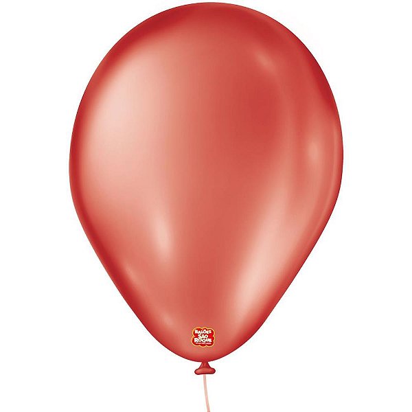 Balão Cintilante N070 Vermelho - Pacote com 50