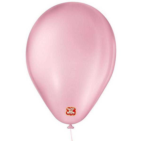 Balão Classic N065 Rosa - Pacote com 50 Unidades