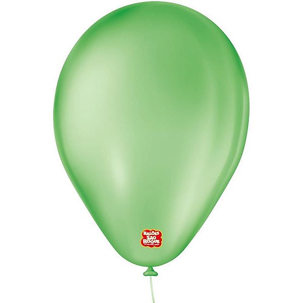 Balão Classic N065 Verde Pacote com 50