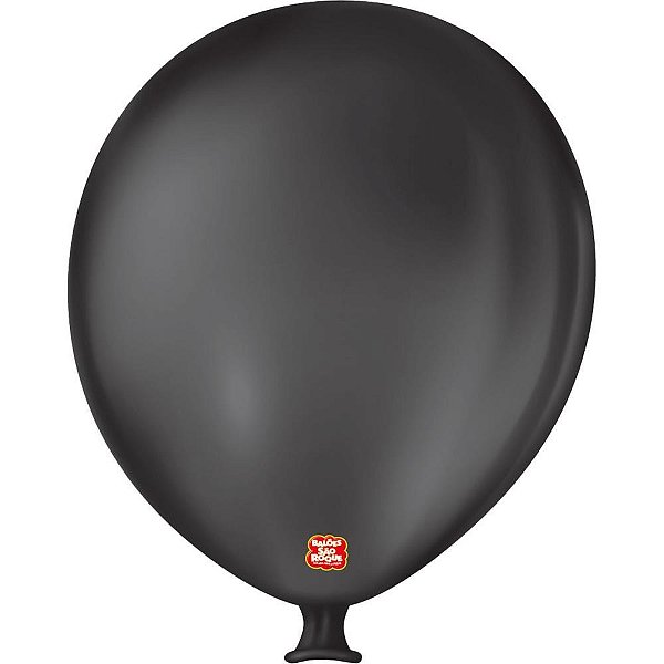 Balão Gigante Liso Preto para Decoração com Efeito de Impacto