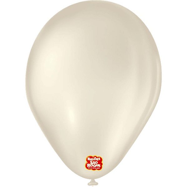 Balão Imperial Nº70 Areia - Pacote com 50 Unidades