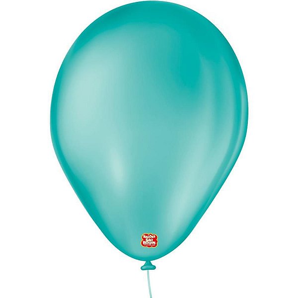 Balão Imperial N070 Azul Oceano Pacote  com 50