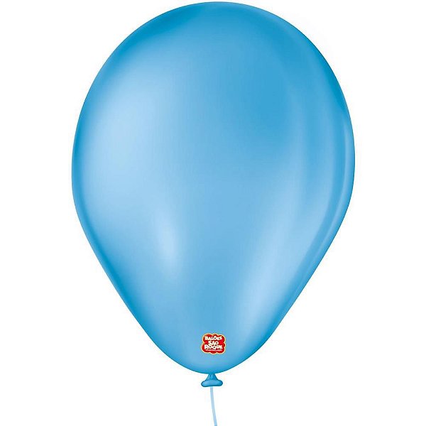 Balão Imperial N°70 Azul Turquesa Pacote com 50 Unidades
